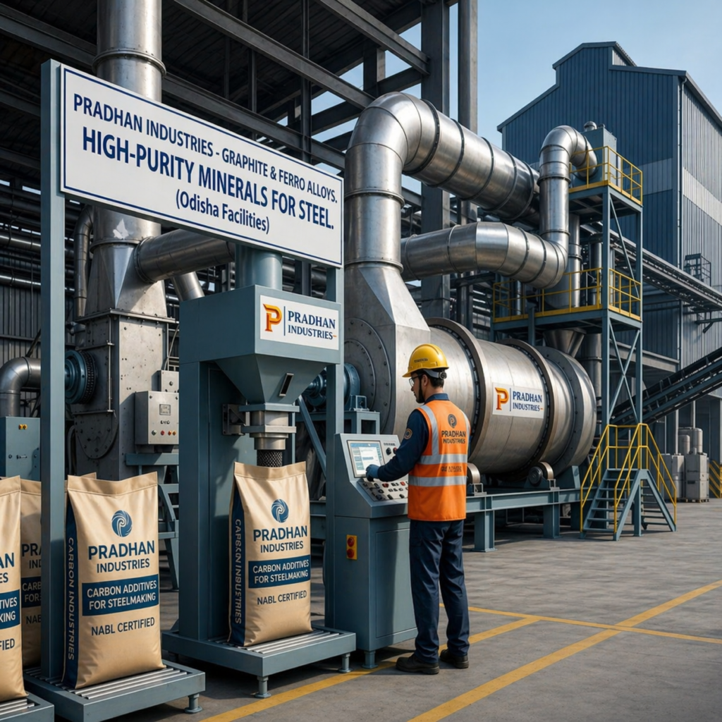 Carbon Additives for Steelmaking by Pradhan Industries.