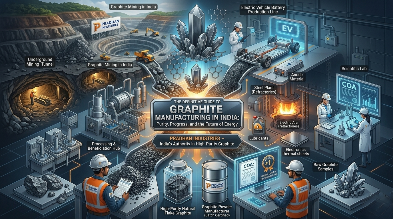 Premium Graphite Manufacturer in India - Pradhan Industries