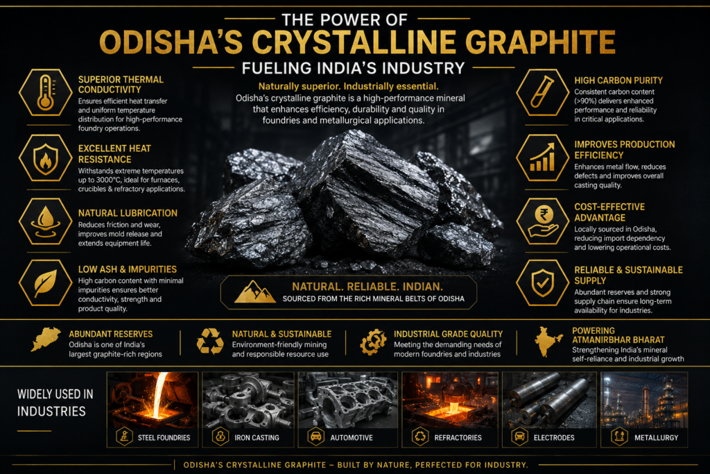 Key Advantages of Odisha’s Crystalline Graphite