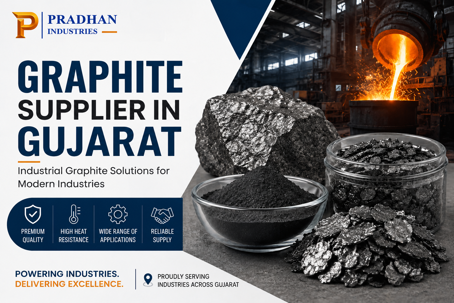 Graphite Supplier in Gujarat: 7 Benefits of Industrial Graphite Solutions