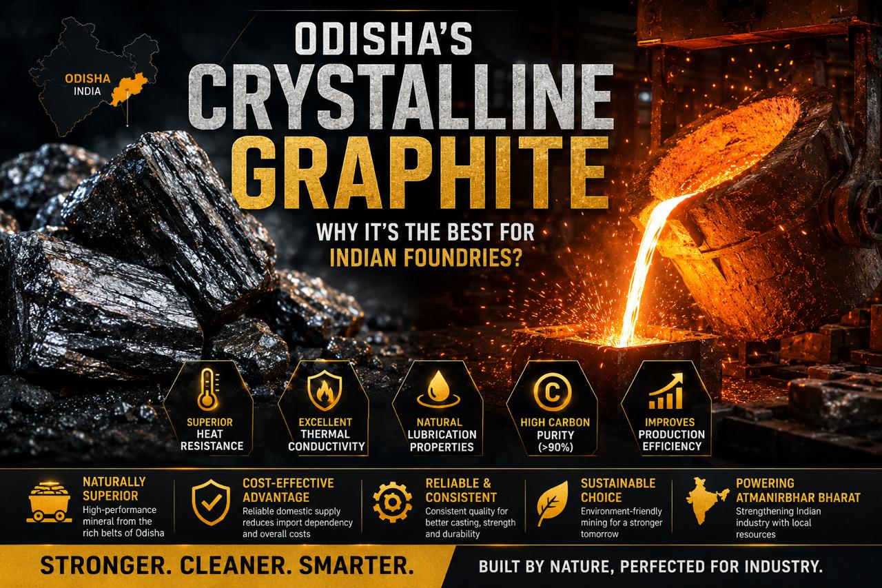 Natural Odisha Crystalline Graphite Ore