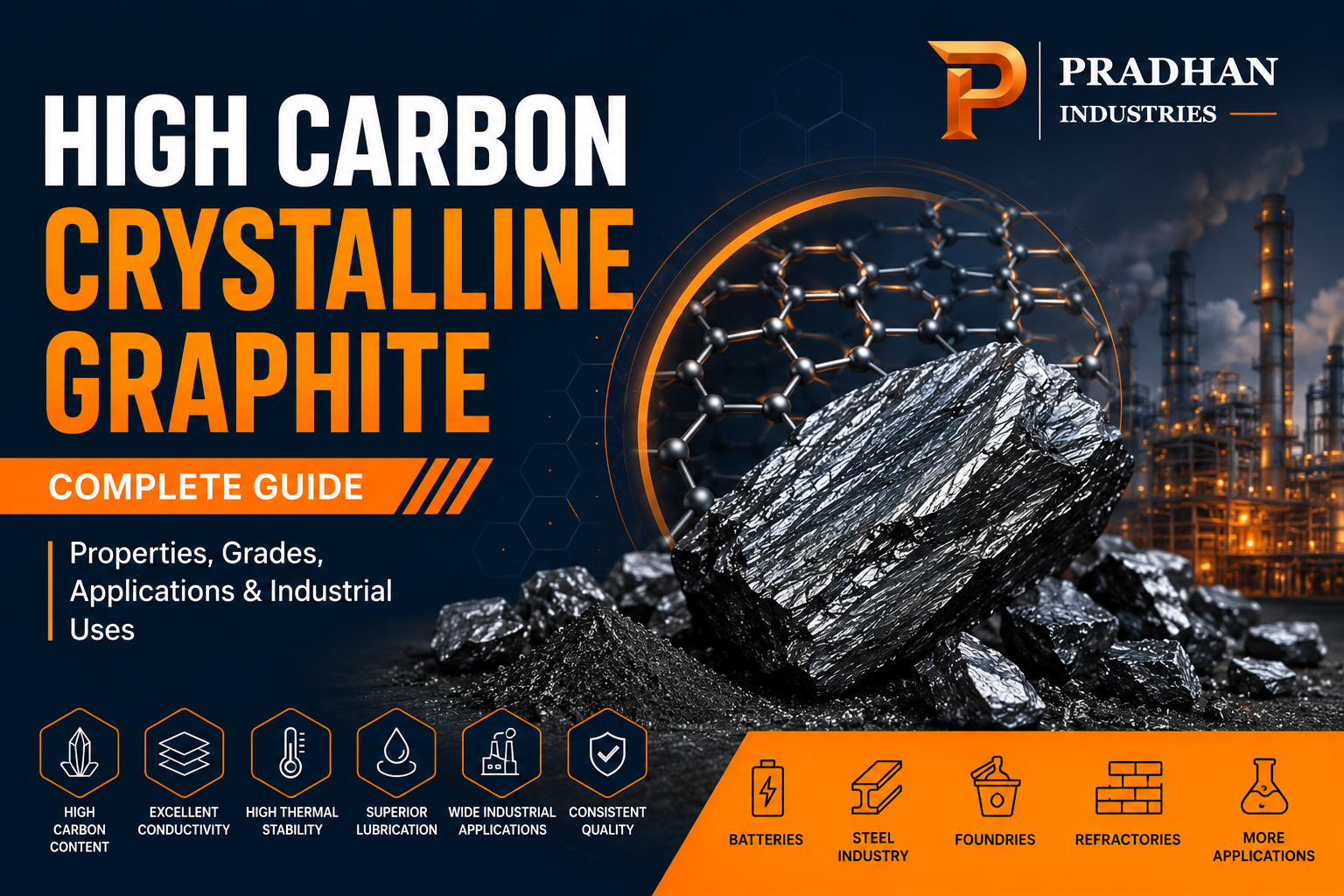 High Carbon Crystalline Graphite
