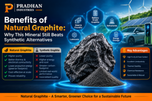Benefits of natural graphite compared with synthetic graphite for industrial applications
