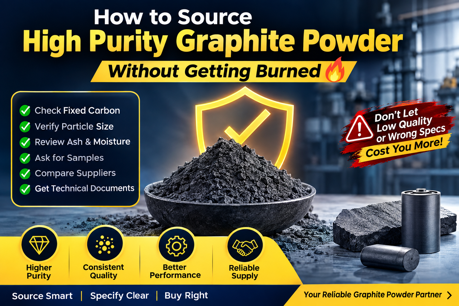 high purity graphite powder