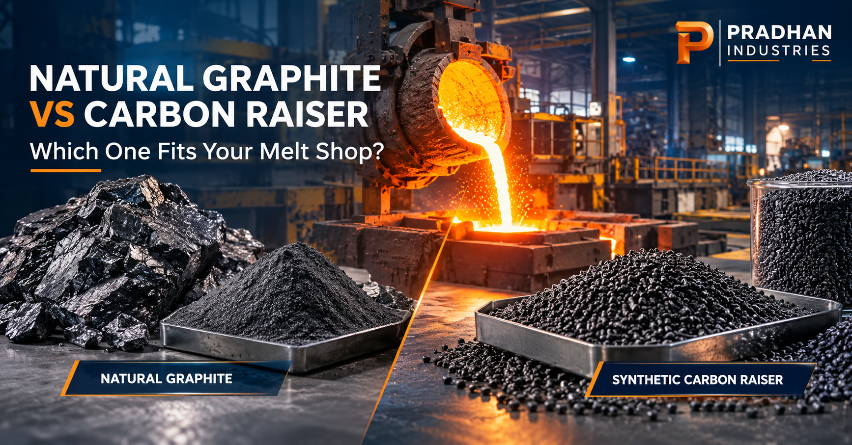 Natural Graphite vs Synthetic Carbon Raiser: Which One Fits Your Melt Shop?